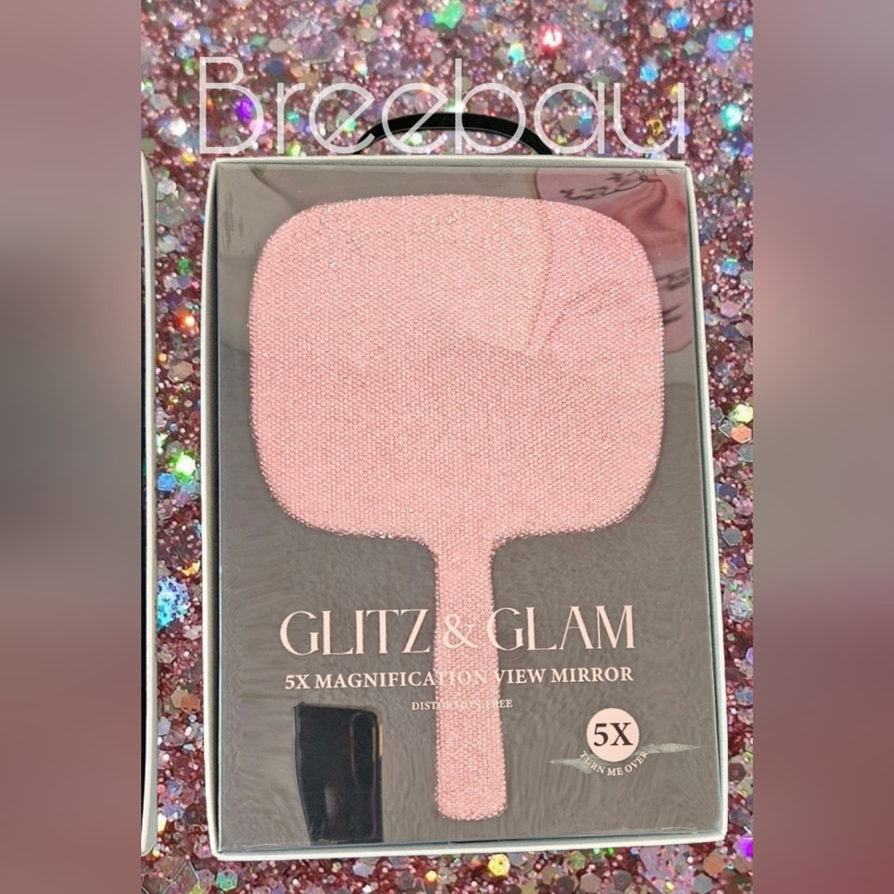 ✨️ GLITZ AND GLAM 5X MIRROR WITH RHINESTONES ✨️